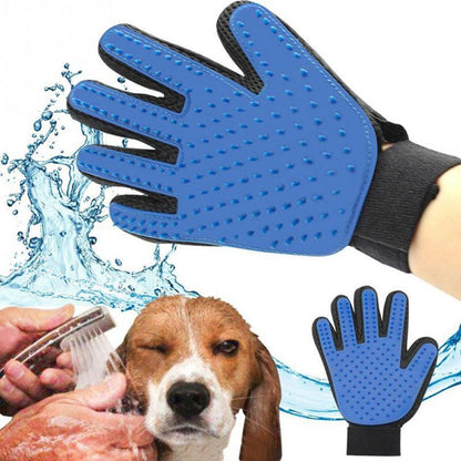 Pet Cat Dog Grooming Bath Magic Glove Hair Massage Mitt Fur Cleaning Comb Brush