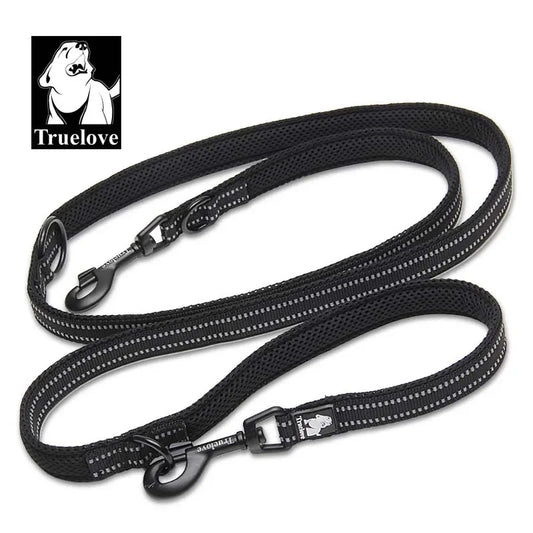 7 in 1 Multi-Function Adjustable Dog Lead Hand Free Pet Training Leash Reflective Multi-Purpose Dog Leash Walk 2 Dogs